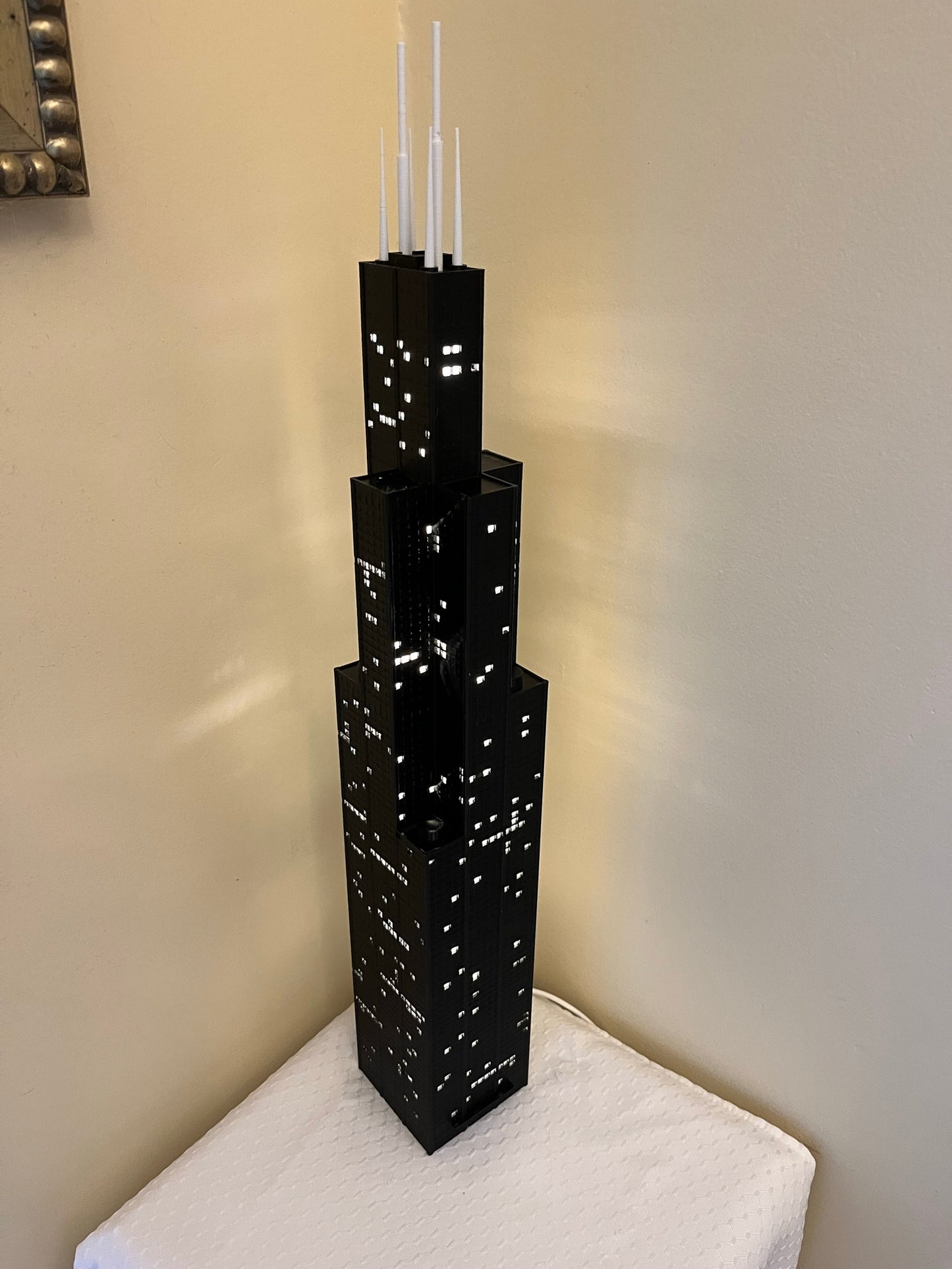 Sears Tower Light Up Model- 3D Printed