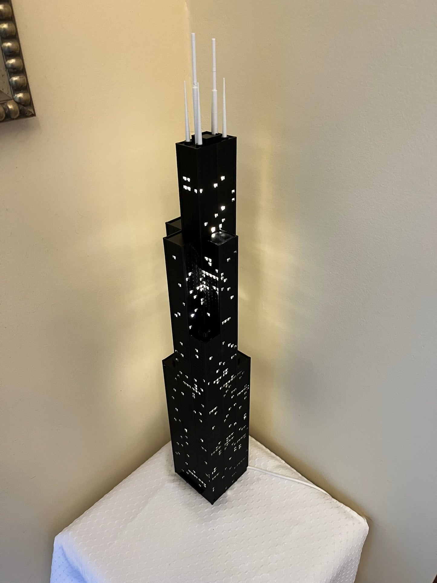 Sears Tower Light Up Model- 3D Printed