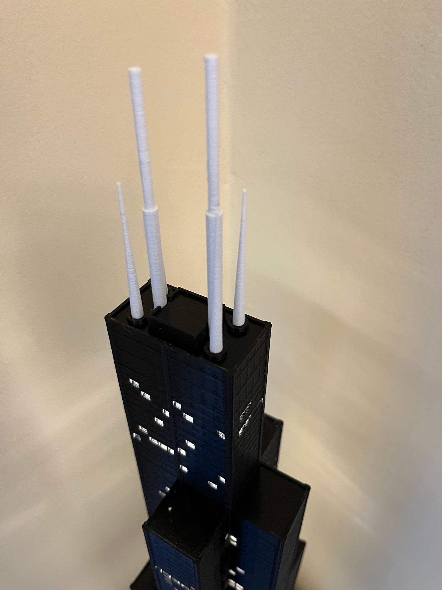 Sears Tower Light Up Model- 3D Printed