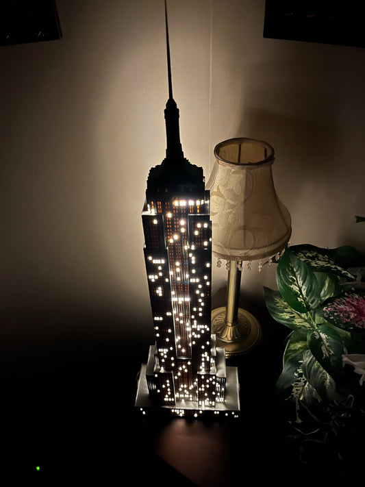 Empire State Building Light Up Model- 3D Printed
