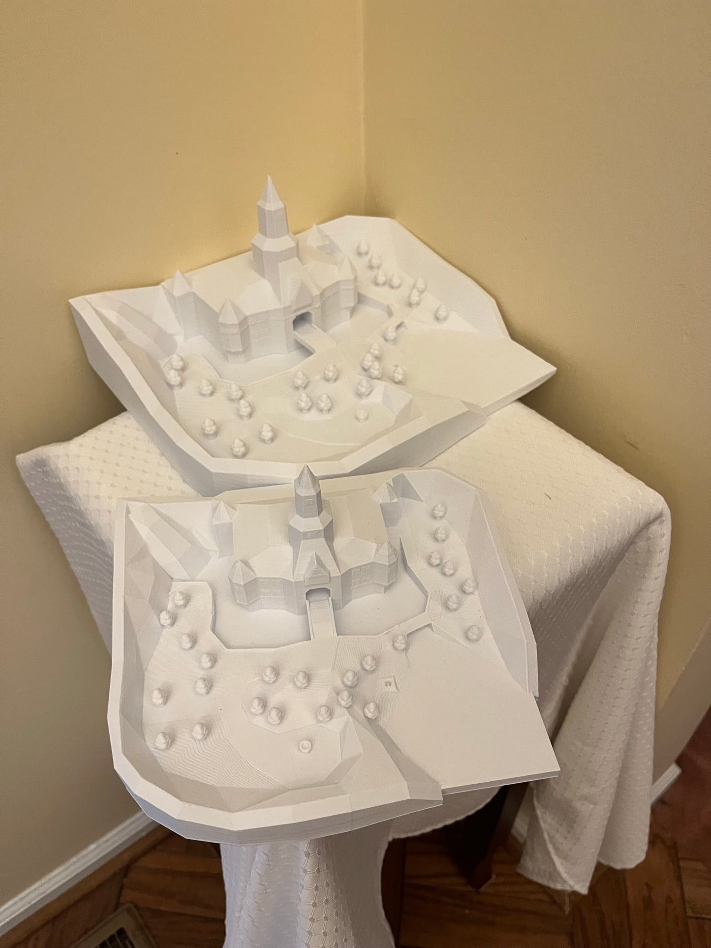 Peach's Castle N64 3D Printed Model