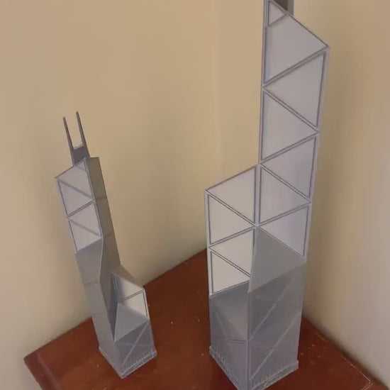Bank of China Tower Model- 3D Printed