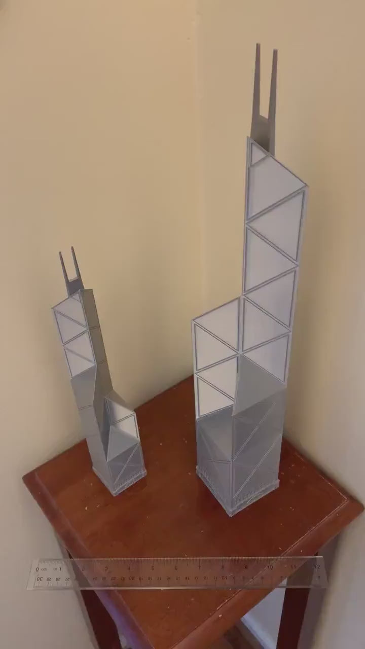 Bank of China Tower Model- 3D Printed