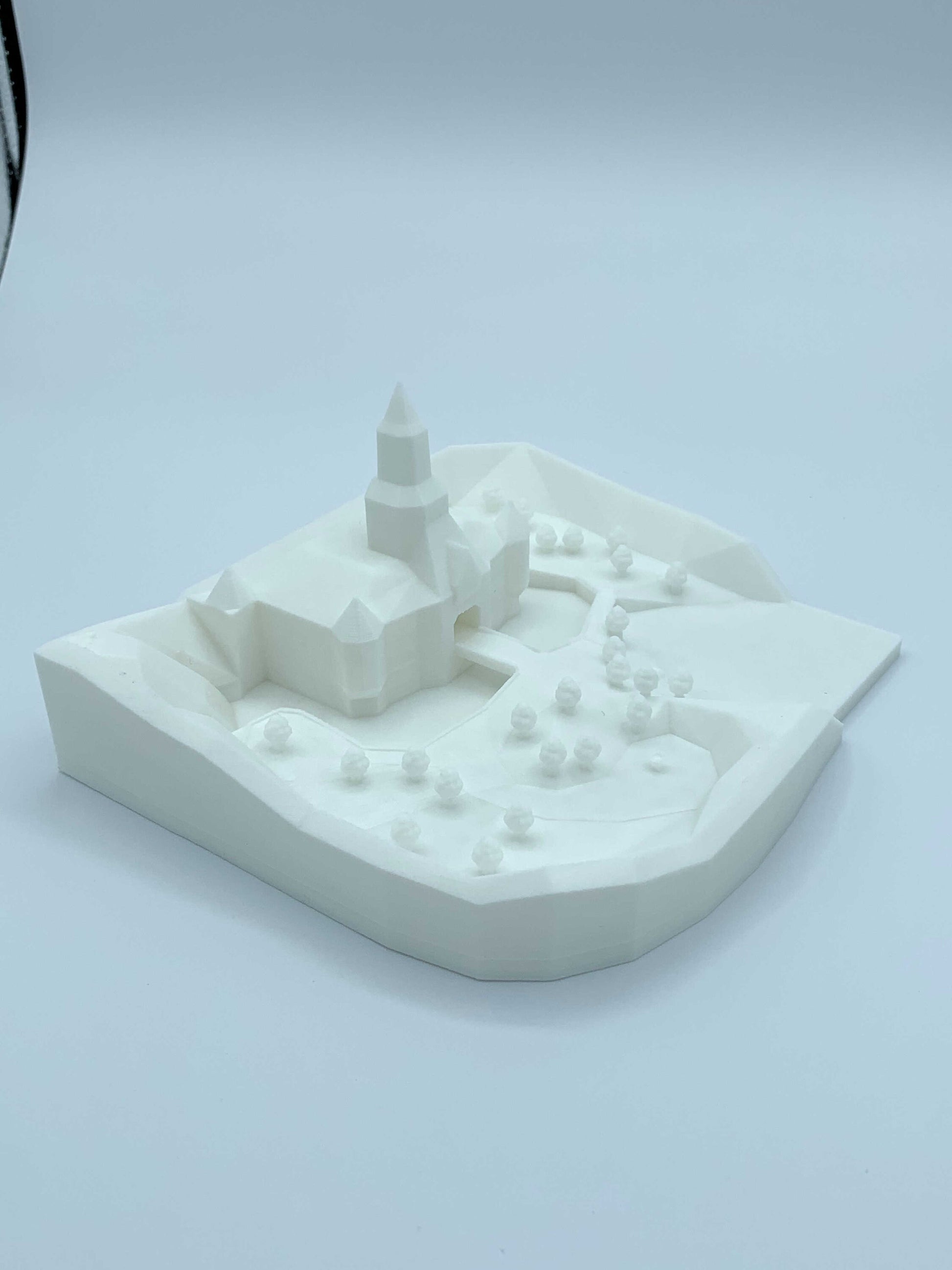 Peach's Castle N64 3D Printed Model