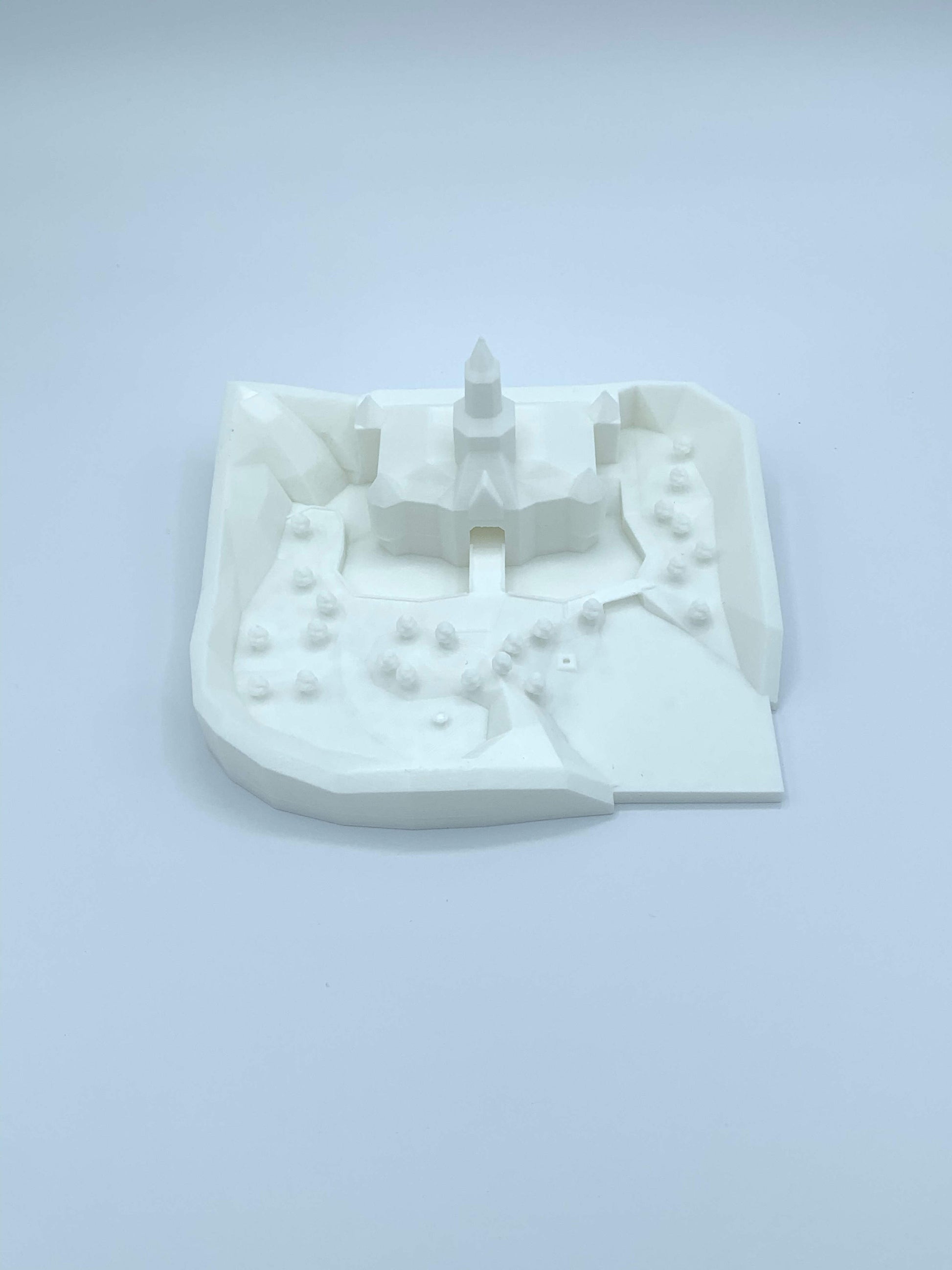 Peach's Castle N64 3D Printed Model