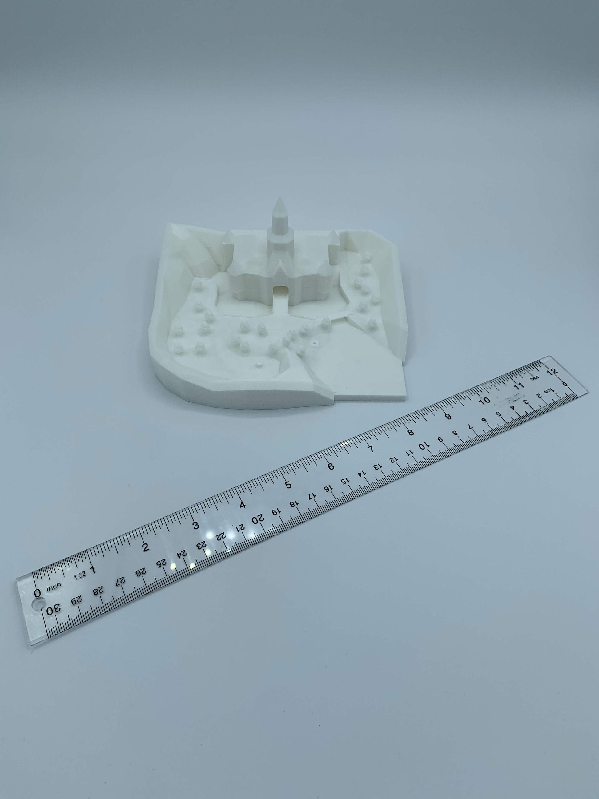 Peach's Castle N64 3D Printed Model
