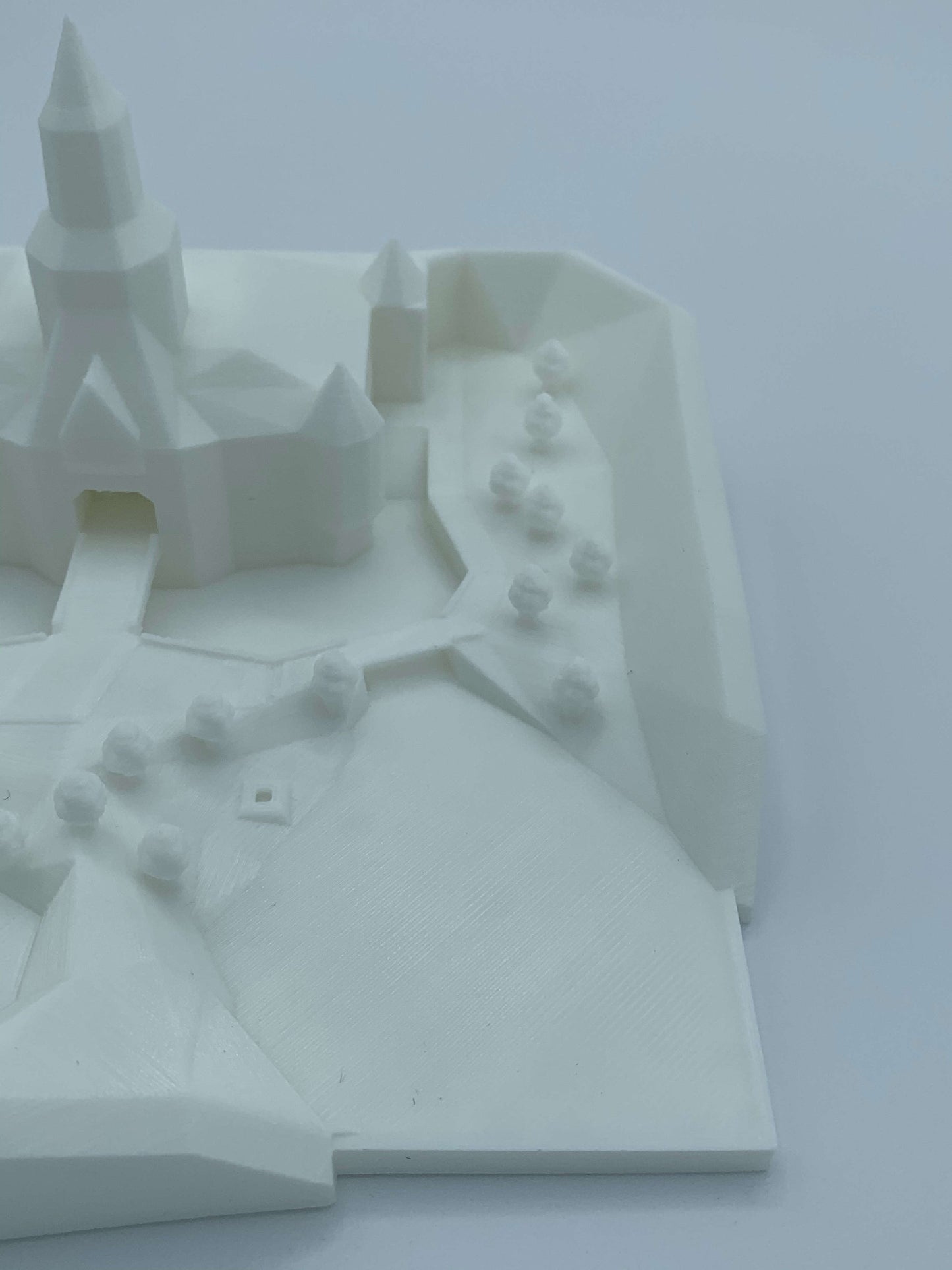 Peach's Castle N64 3D Printed Model