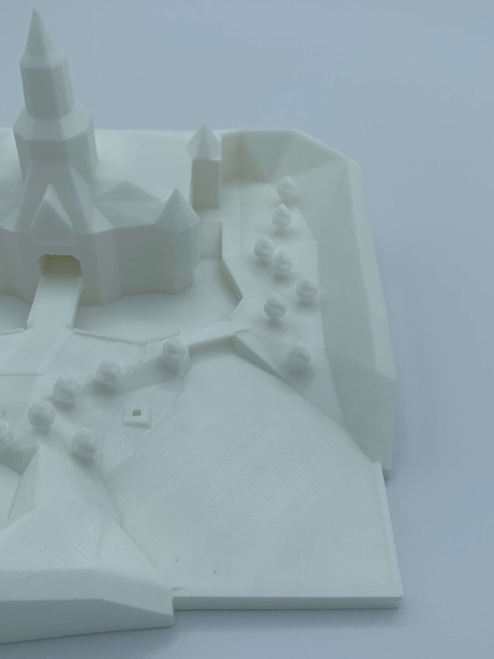 Peach's Castle N64 3D Printed Model