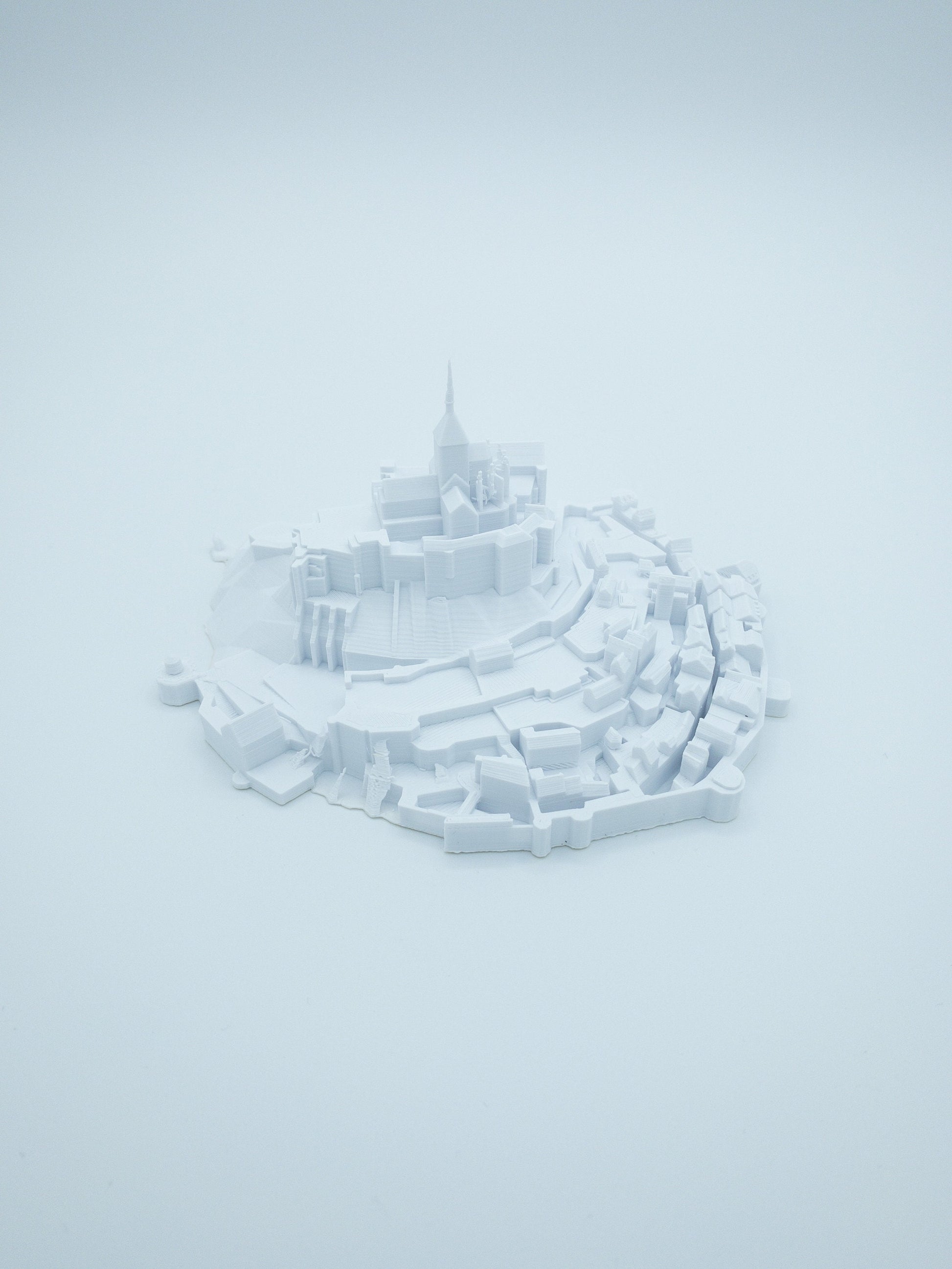 Mont-Saint Michel Model- 3D Printed