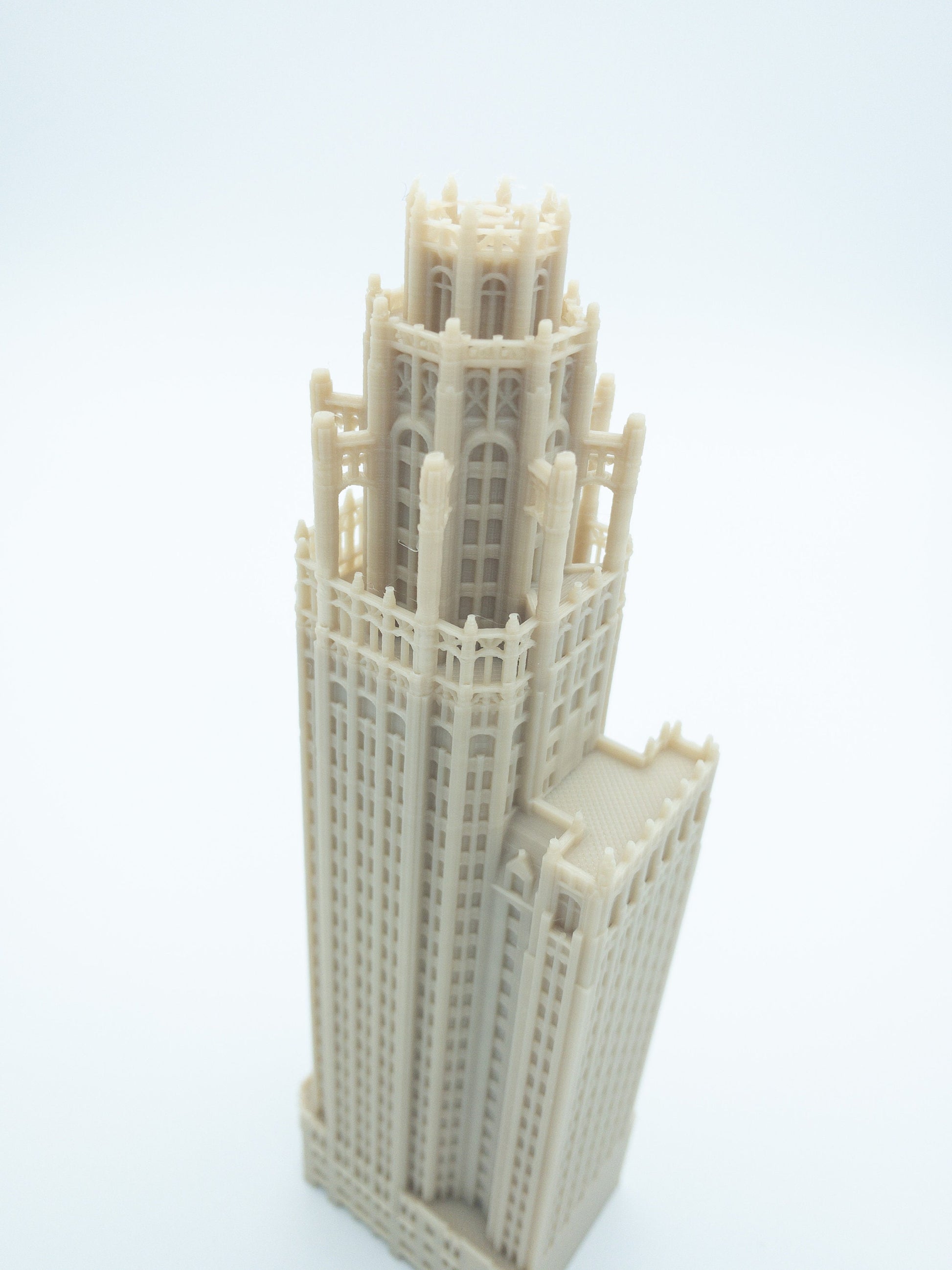 Tribune Tower Chicago 3D Printed Model