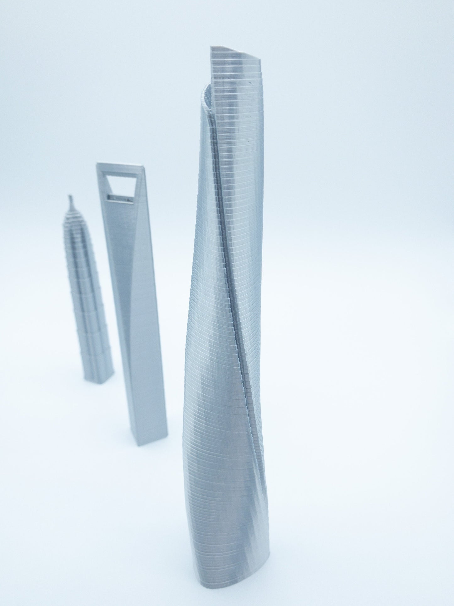 Shanghai Skyscraper Models- 3D Printed 3 Pack