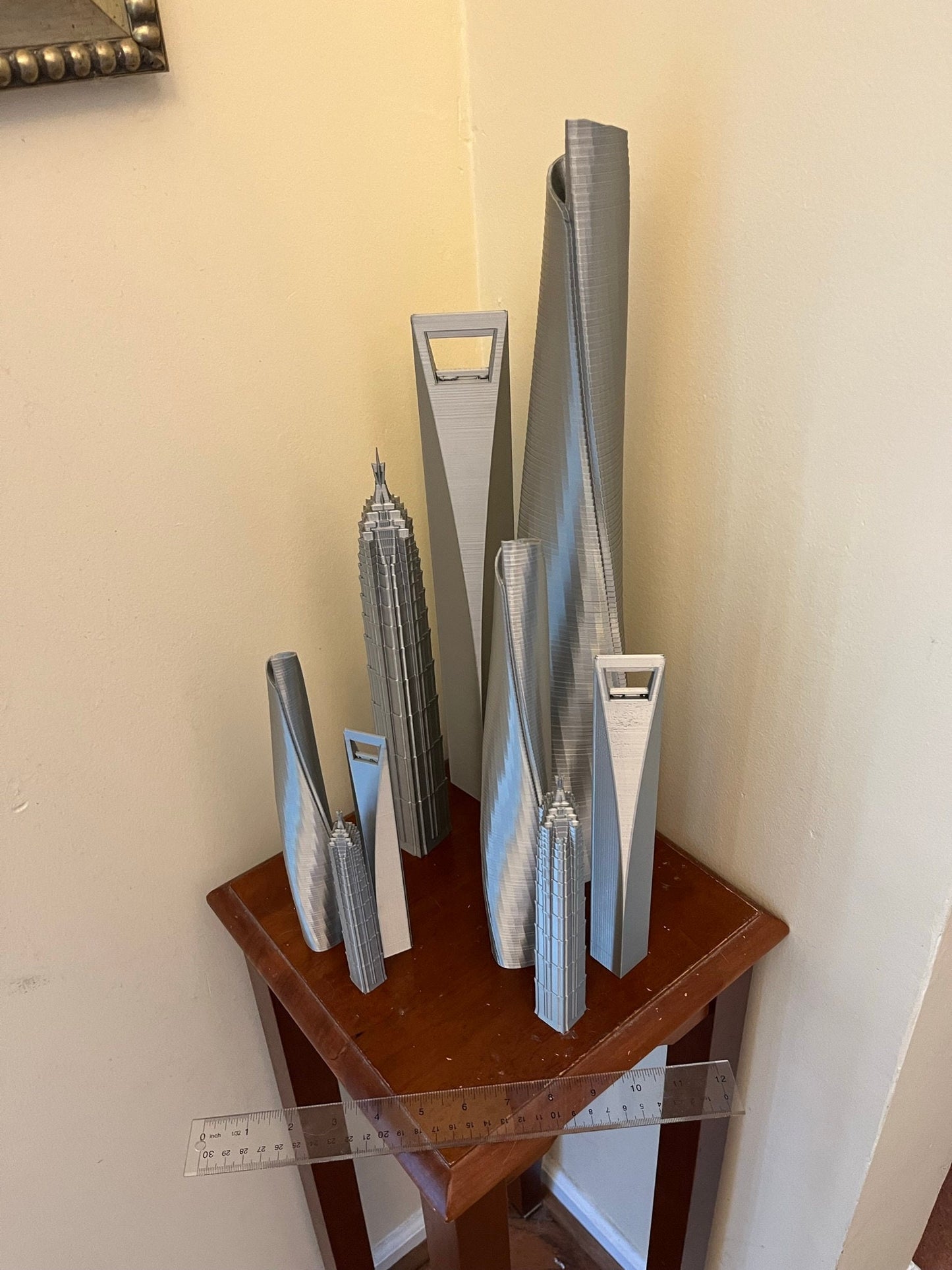 Shanghai Skyscraper Models- 3D Printed 3 Pack