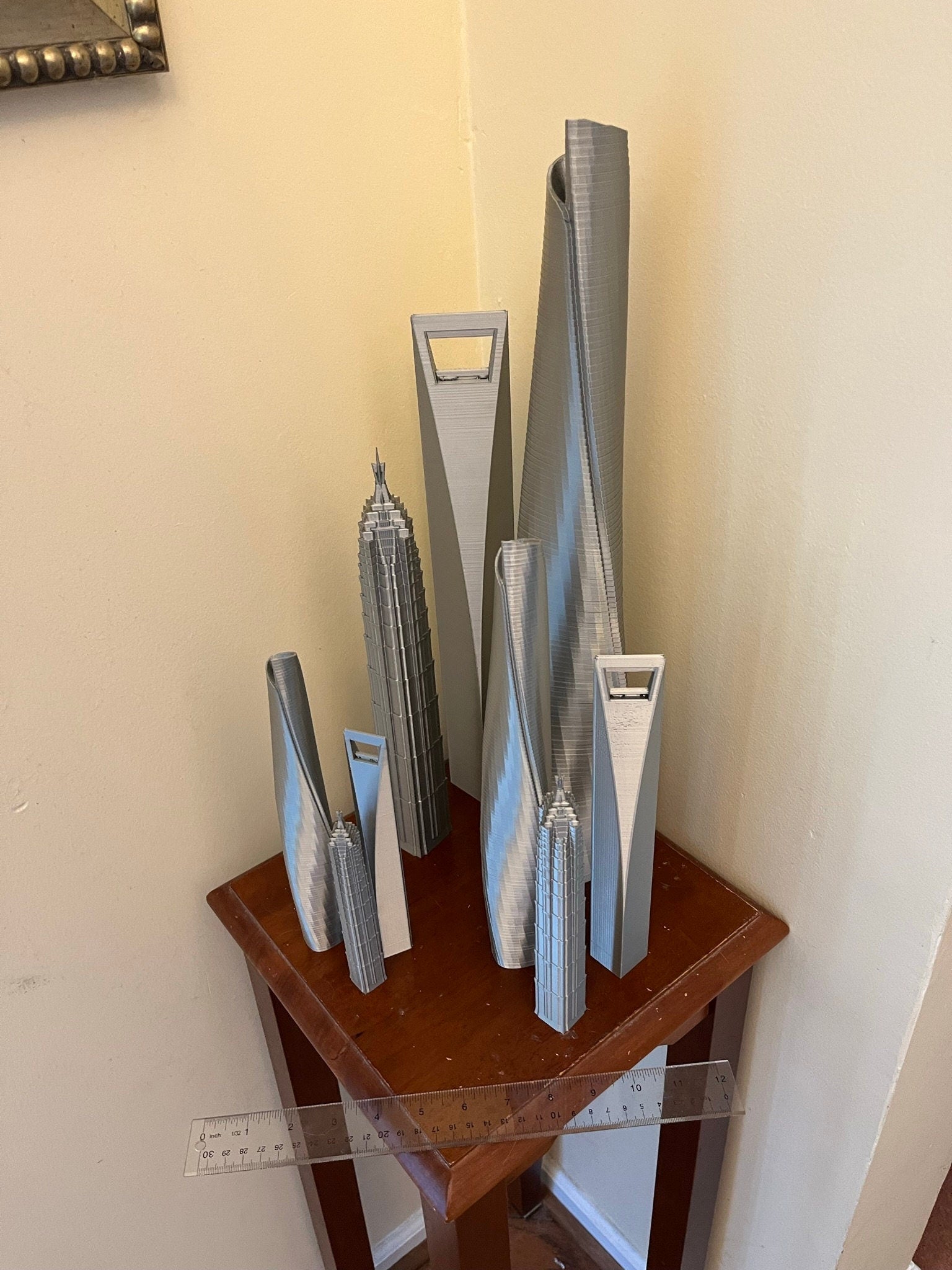 Shanghai Skyscraper Models- 3D Printed 3 Pack