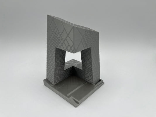 CCTV Headquarters Model- 3D Printed